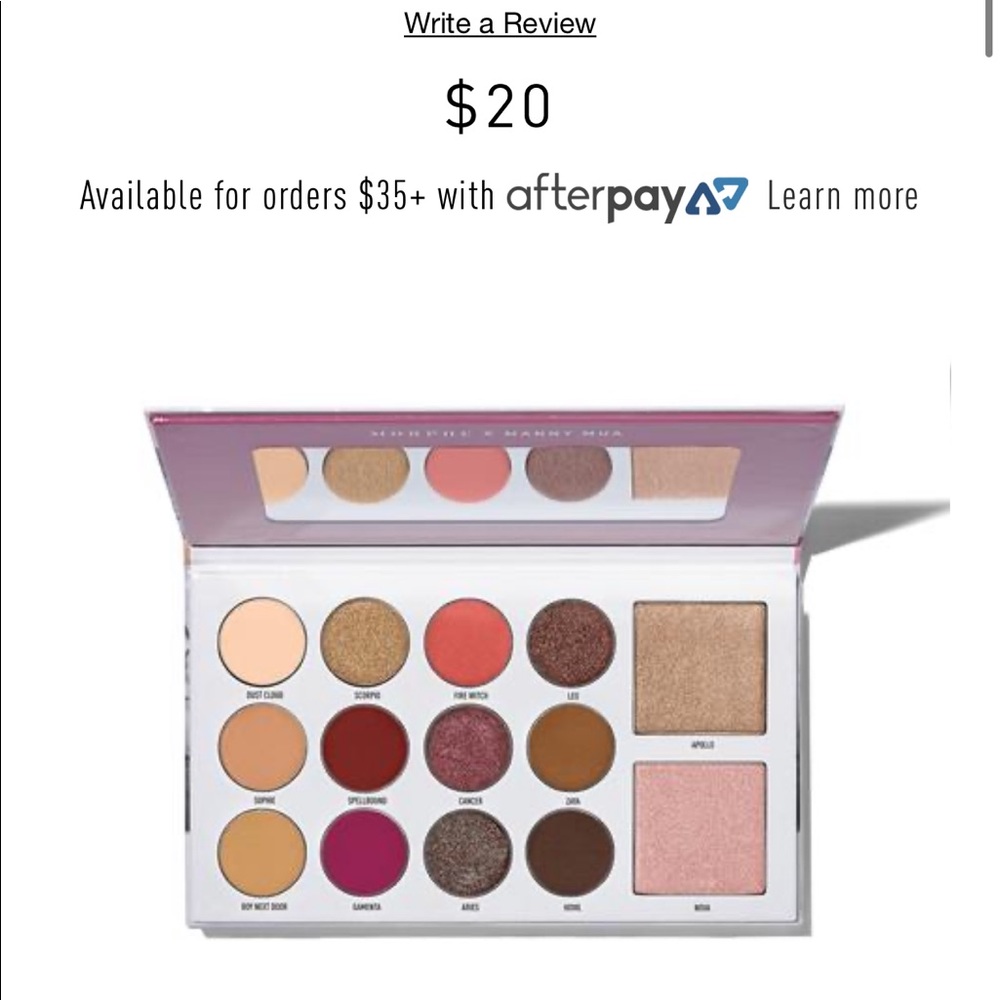 morphe x manny mua glam palette